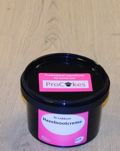 ProCakes Hazelnootcreme in pastavorm 500 gr.